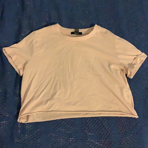 Pink cropped T-shirt - Picture 1 of 2